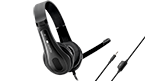 CANYON HSC-1 basic PC headset with microphone, combined 3.5mm plug, Black CNS-CHSC1B 
